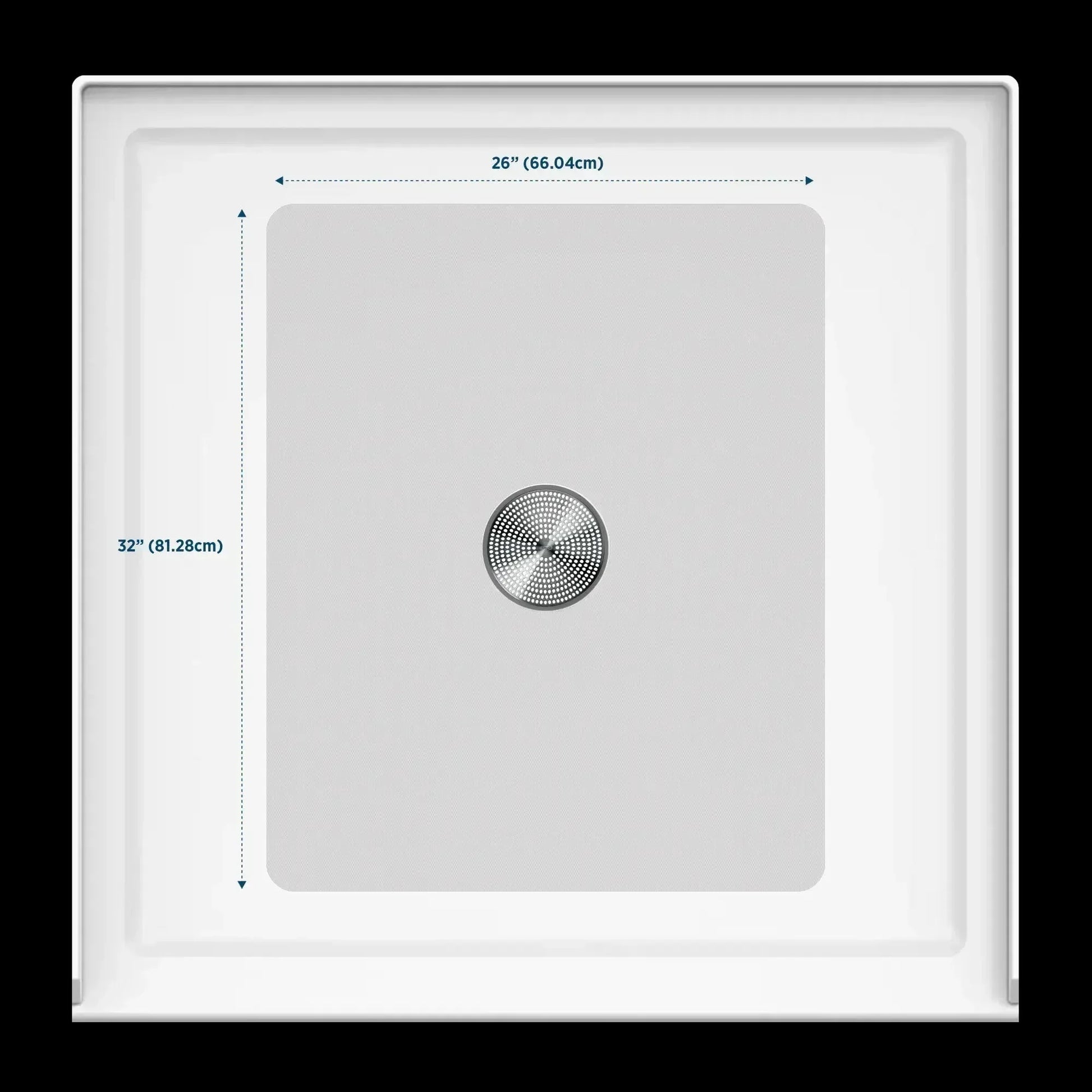 Shower Mat (w/ Drain Hole) - Kahuna Grip