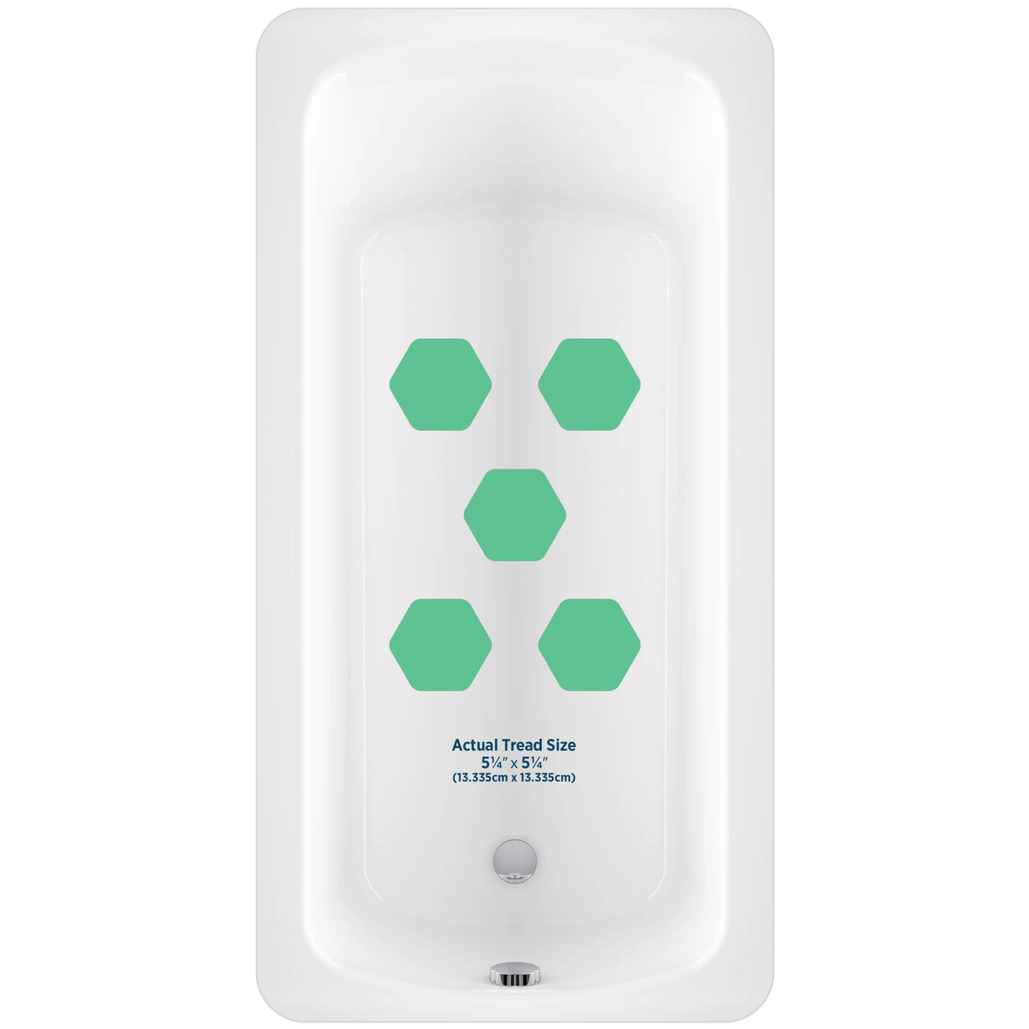 Kahuna Grip™ Non-Slip Safety Treads, Hex Shape