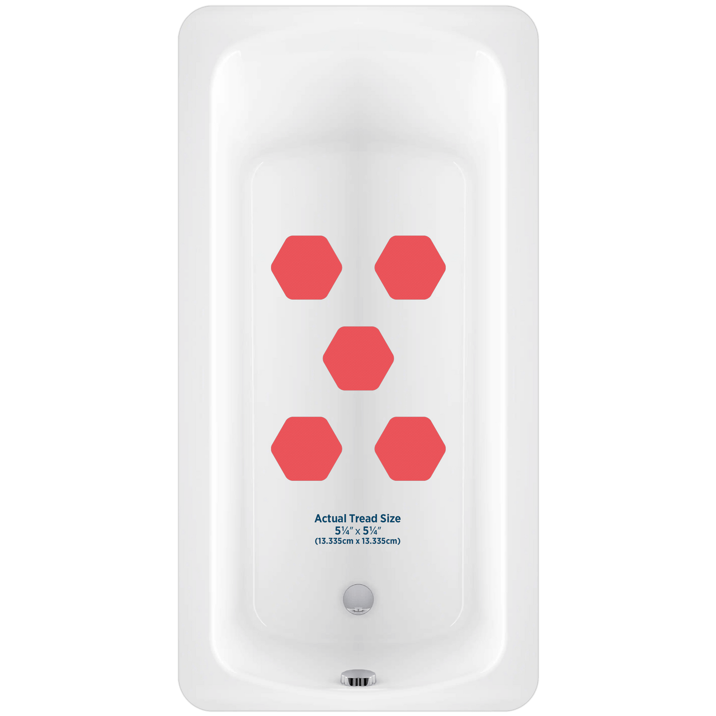 Kahuna Grip™ Non-Slip Safety Treads, Hex Shape