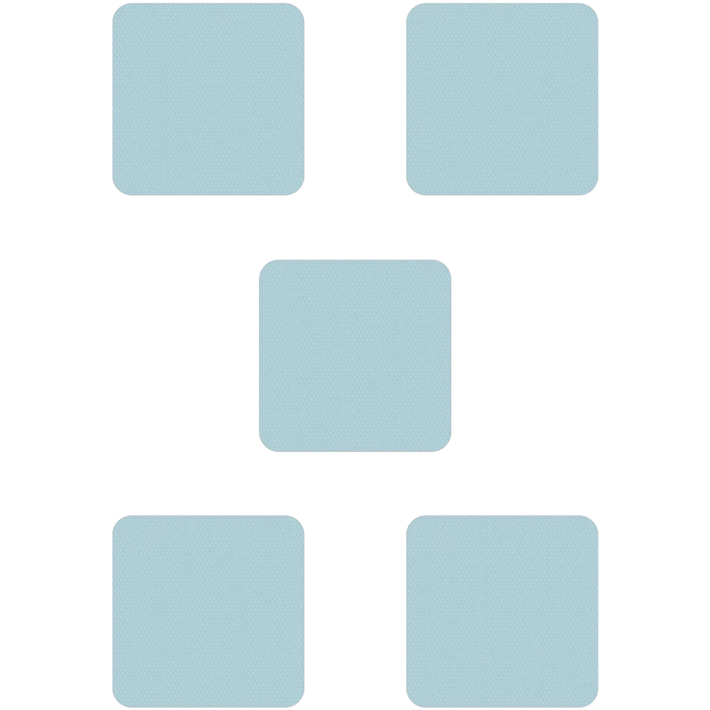 Kahuna Grip™ Non-Slip Safety Bath/Shower Treads, Square