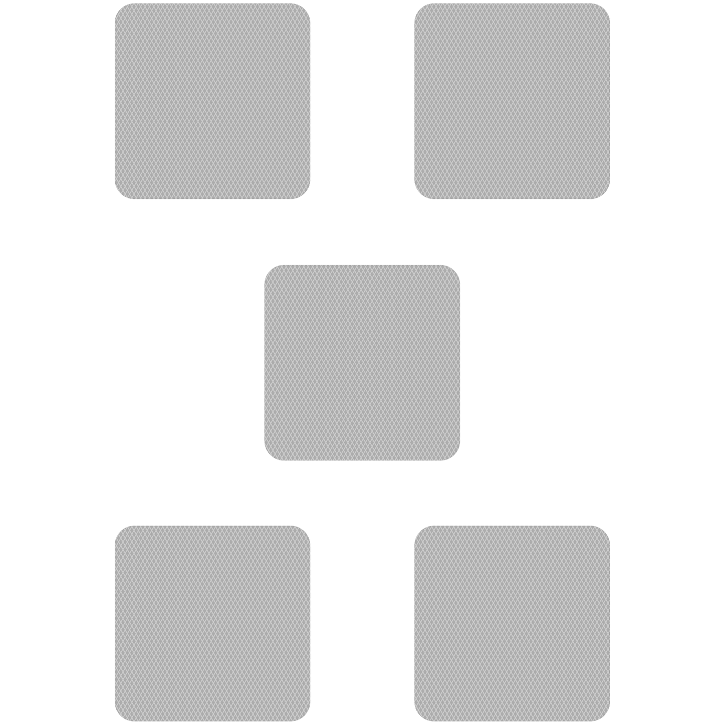 Kahuna Grip™ Non-Slip Safety Bath/Shower Treads, Square