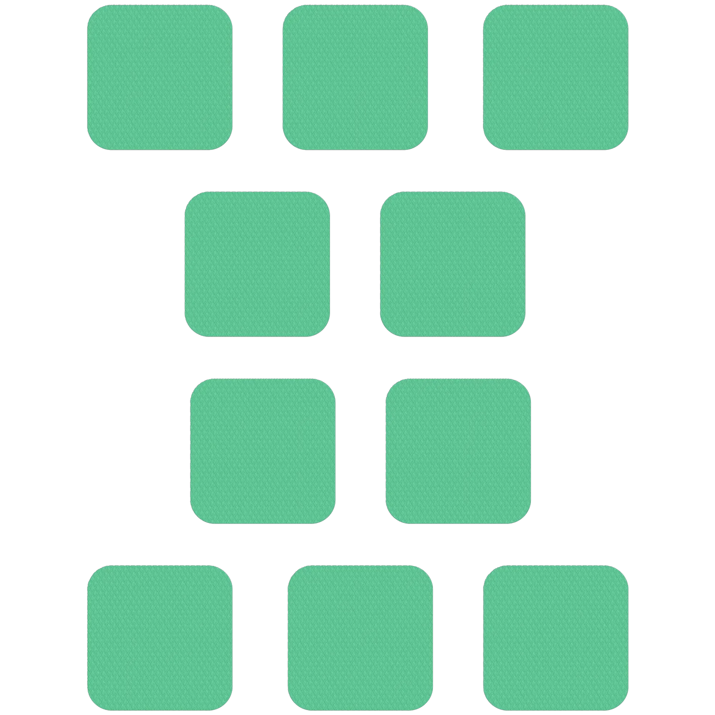 Kahuna Grip™ Non-Slip Safety Bath/Shower Treads, Square