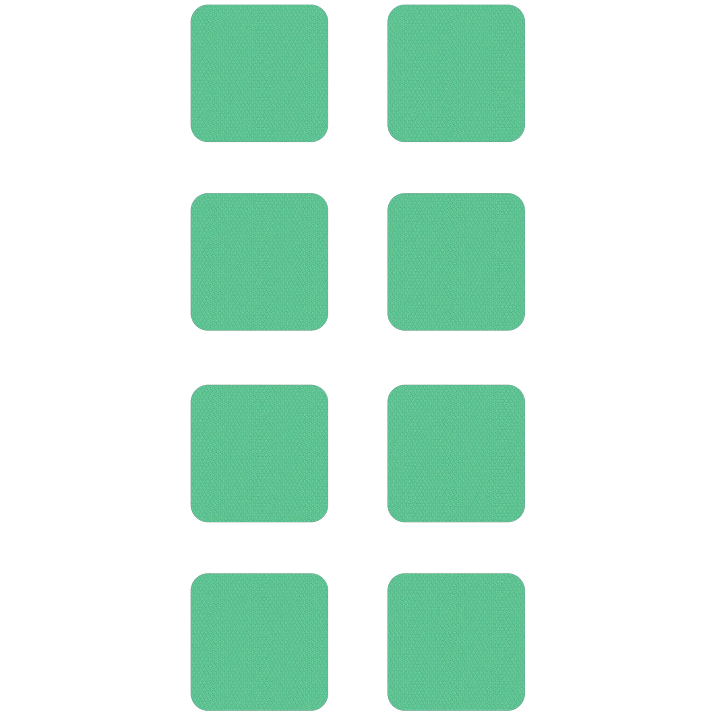 Kahuna Grip™ Non-Slip Safety Bath/Shower Treads, Square