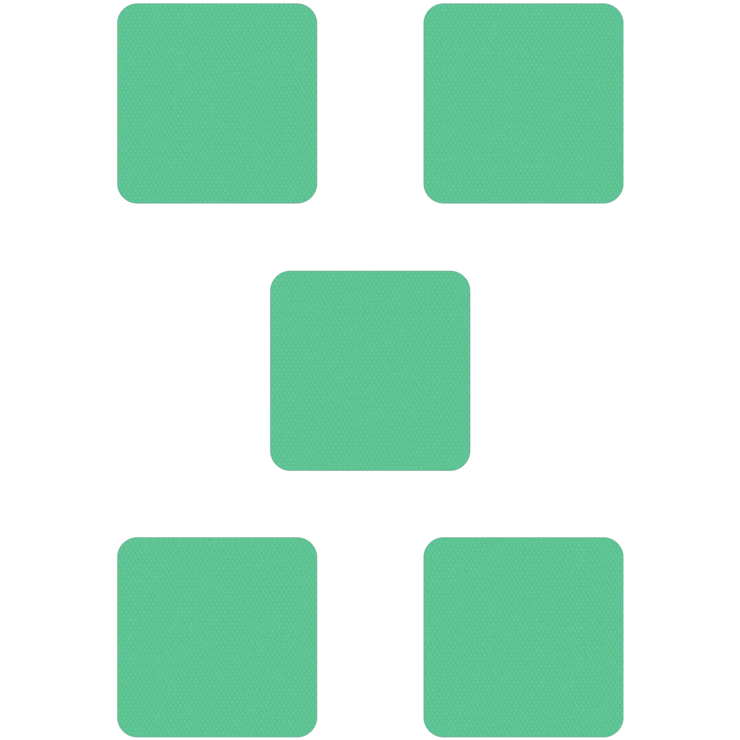 Kahuna Grip™ Non-Slip Safety Bath/Shower Treads, Square