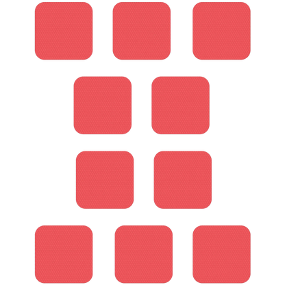 Kahuna Grip™ Non-Slip Safety Bath/Shower Treads, Square