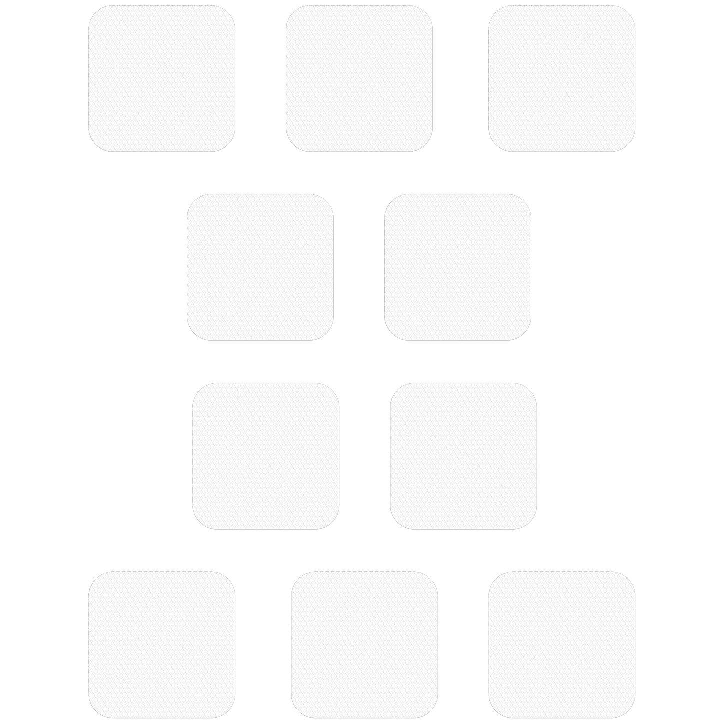 Kahuna Grip™ Non-Slip Safety Bath/Shower Treads, Square