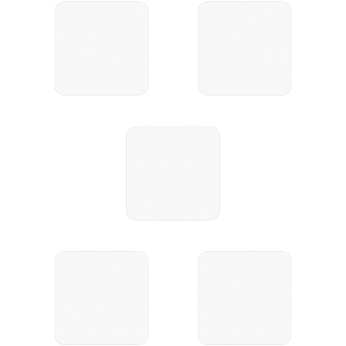 Kahuna Grip™ Non-Slip Safety Bath/Shower Treads, Square