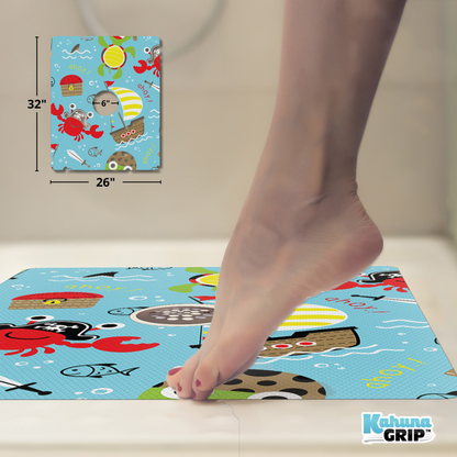 Anti-Slip Traction Mat for Bathtub and Shower Floors