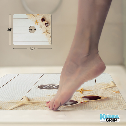Anti-Slip Traction Mat for Bathtub and Shower Floors