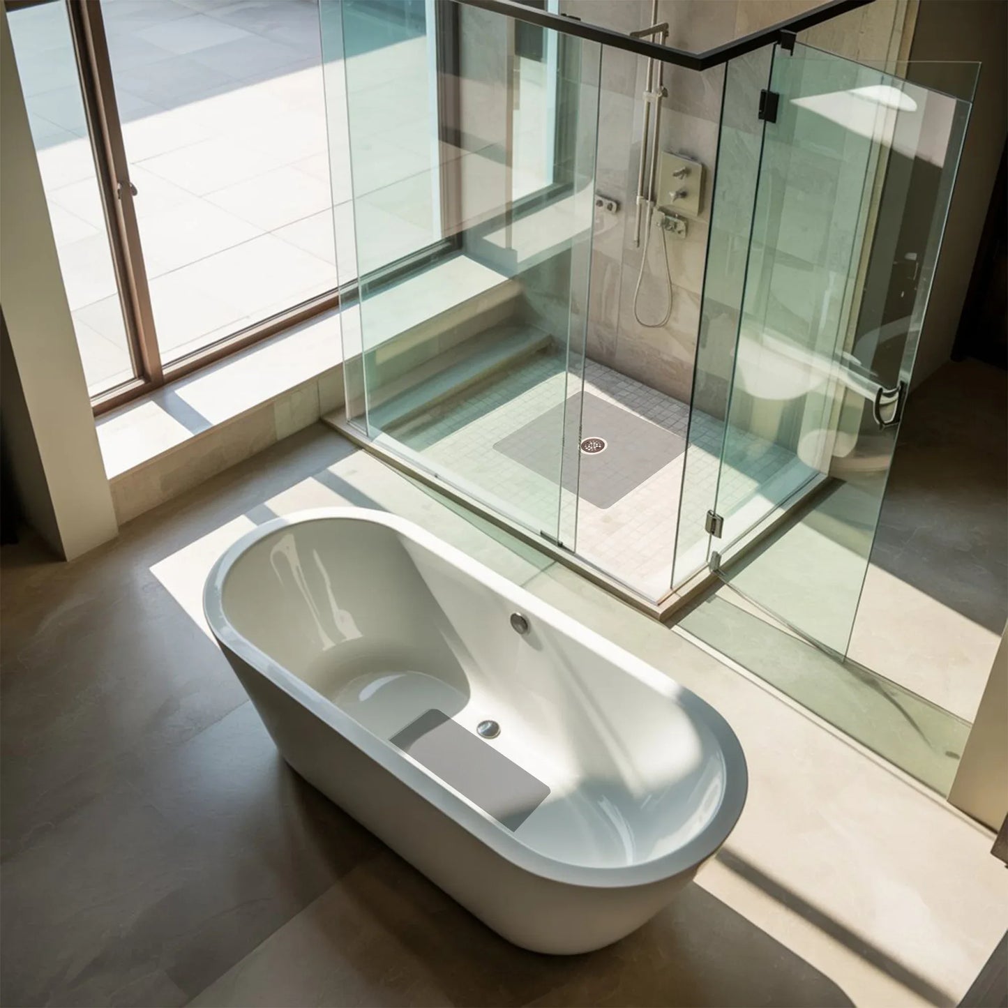 Anti-Slip Traction Mat for Bathtub and Shower Floors