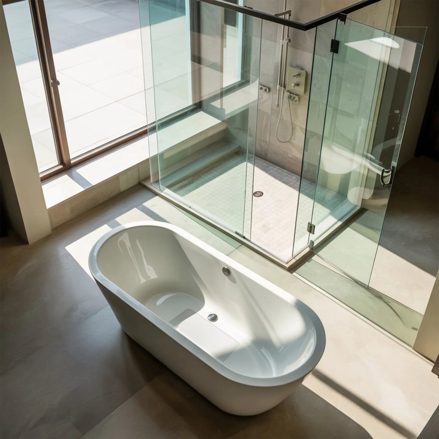 Anti-Slip Traction Mat for Bathtub and Shower Floors