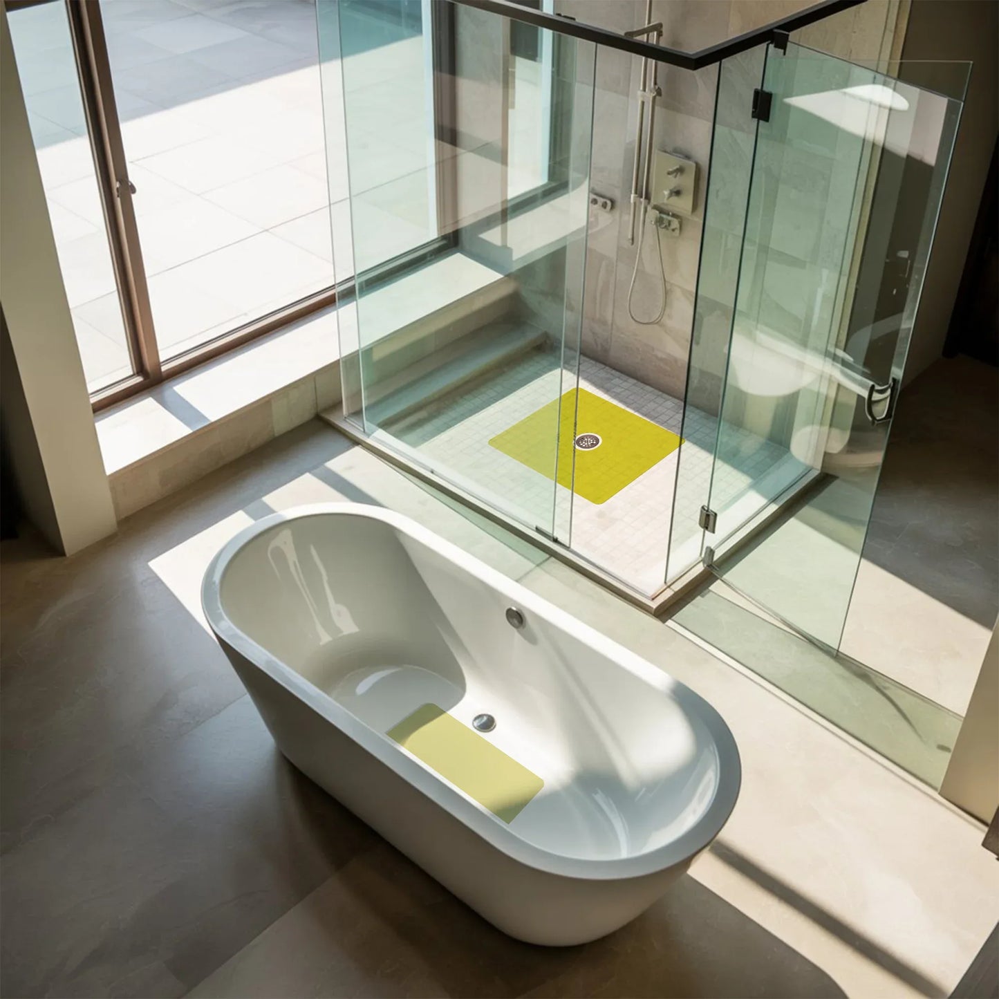 Anti-Slip Traction Mat for Bathtub and Shower Floors
