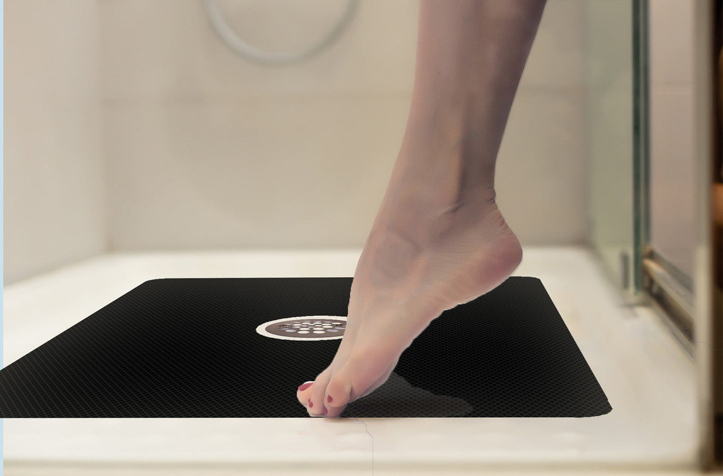 Shower Mat (w/ Drain Hole)