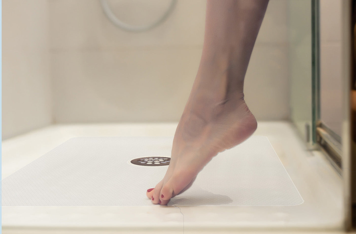 Shower Mat (w/ Drain Hole)