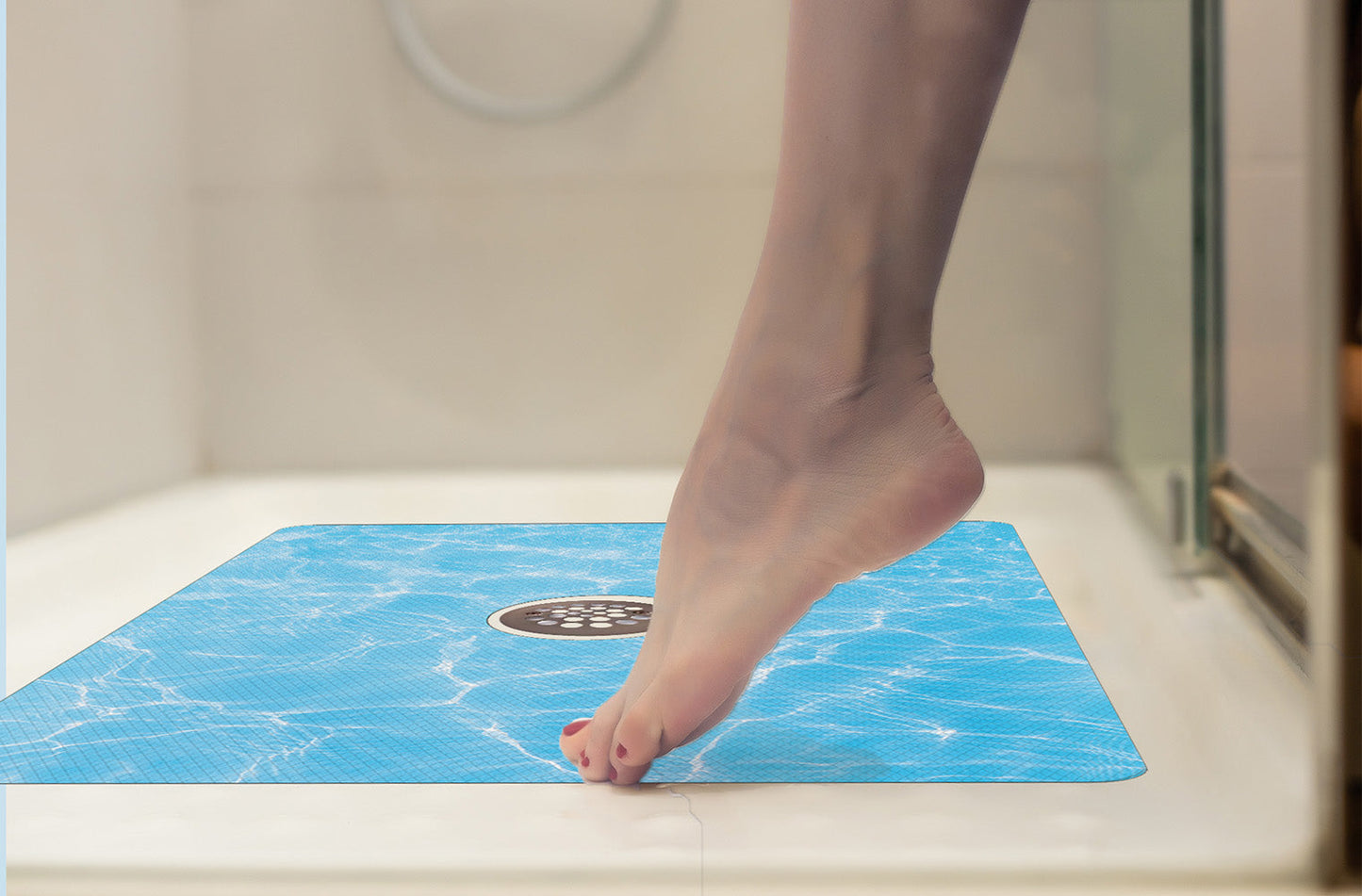 Shower Mat (w/ Drain Hole)