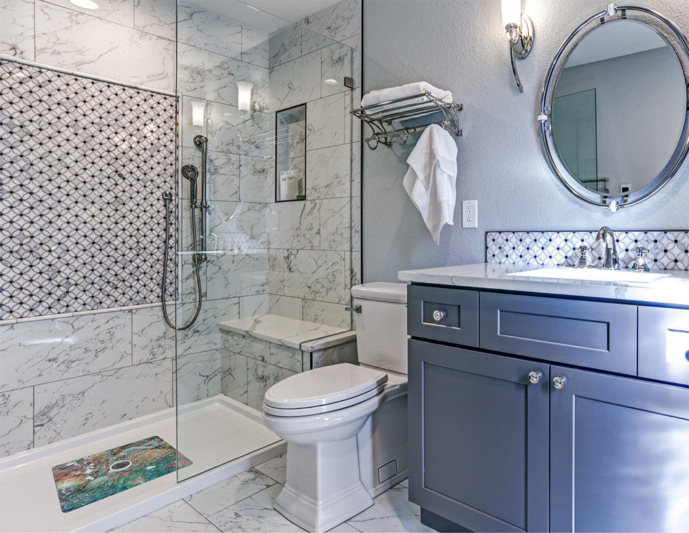 Shower Mat (w/ Drain Hole)