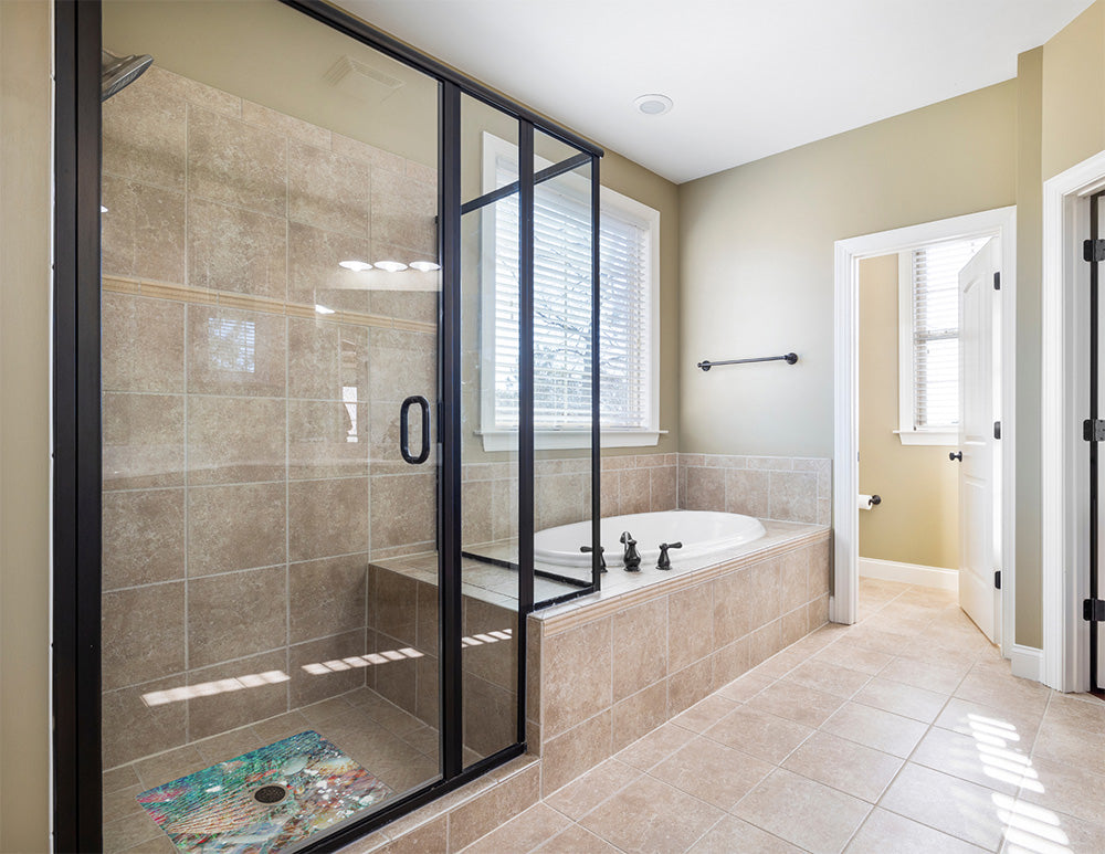 Shower Mat (w/ Drain Hole)