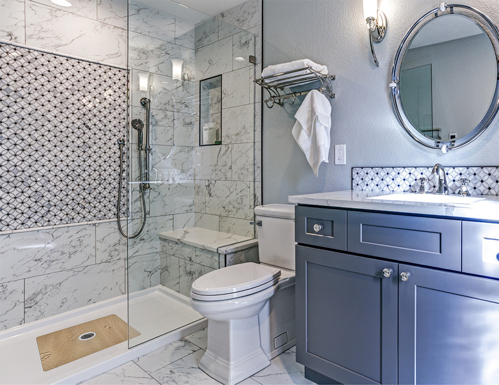 Shower Mat (w/ Drain Hole)