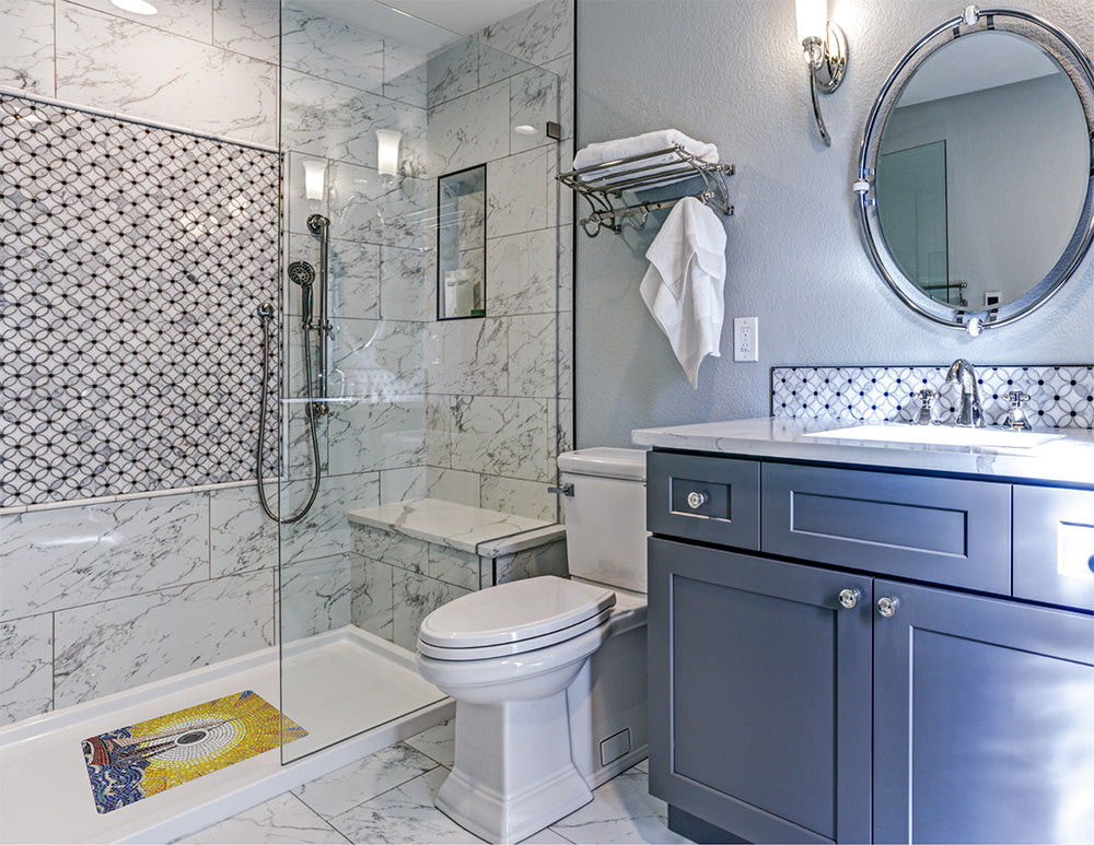 Shower Mat (w/ Drain Hole)