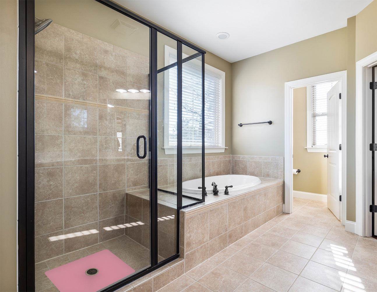 Shower Mat (w/ Drain Hole)