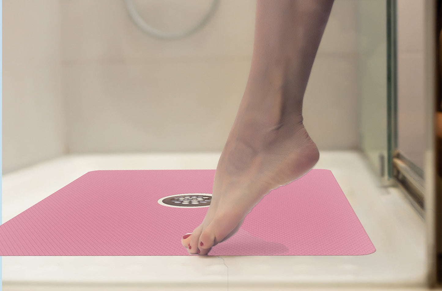 Shower Mat (w/ Drain Hole)