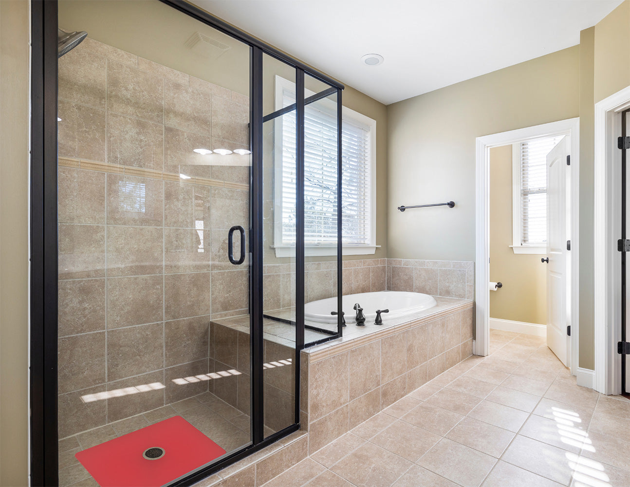 Shower Mat (w/ Drain Hole)