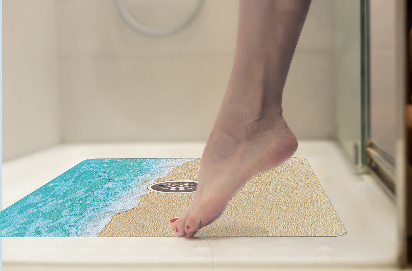 Shower Mat (w/ Drain Hole)