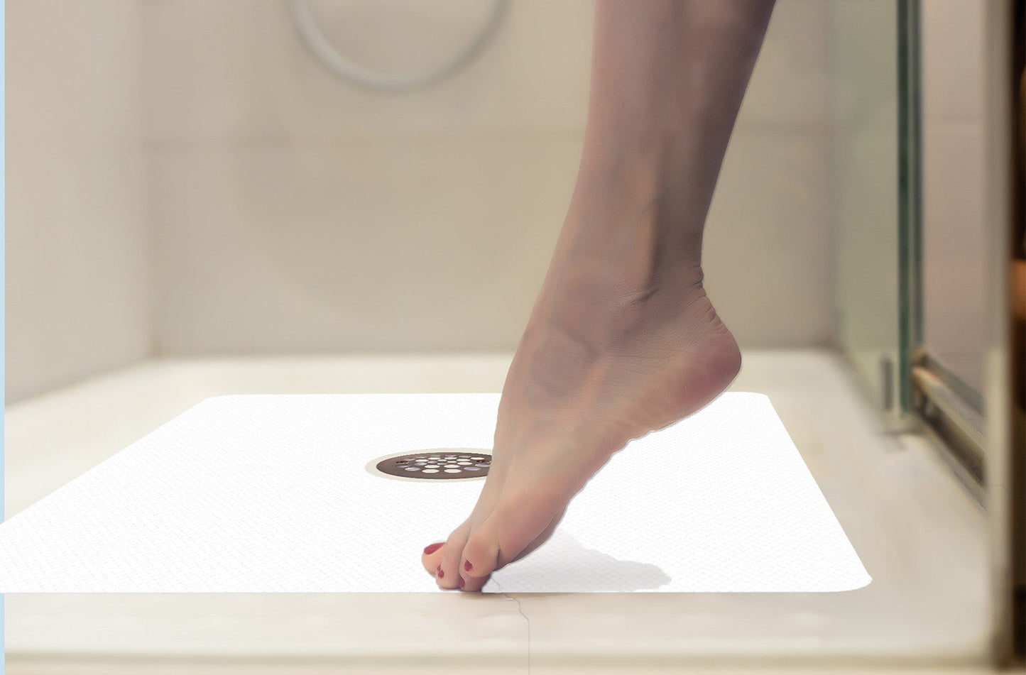 Shower Mat (w/ Drain Hole)