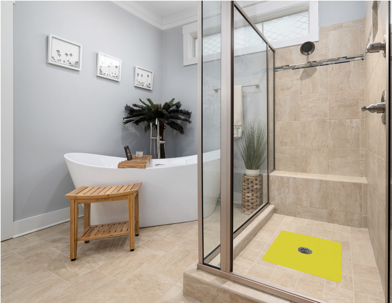 Shower Mat (w/ Drain Hole)