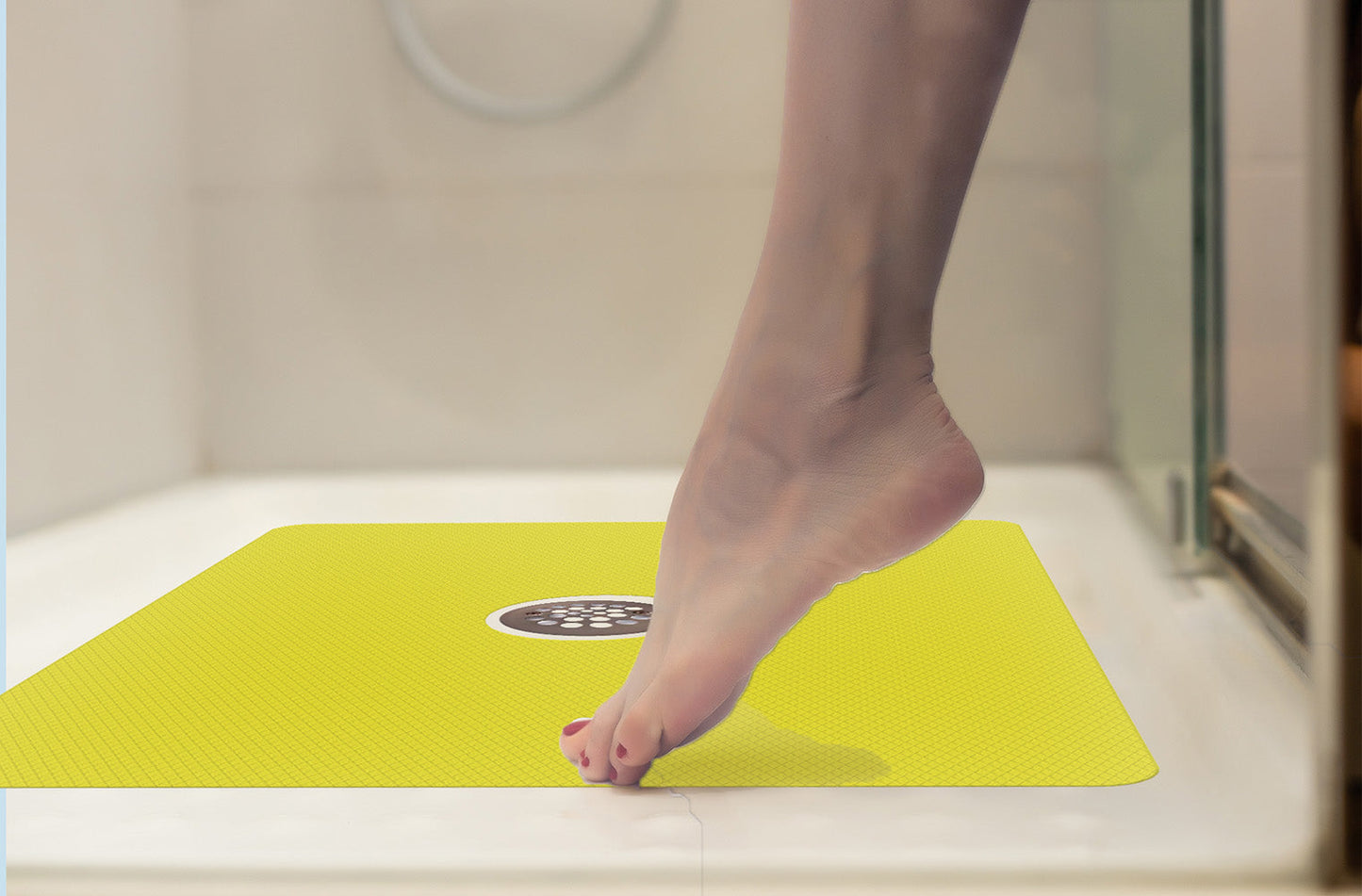 Shower Mat (w/ Drain Hole)