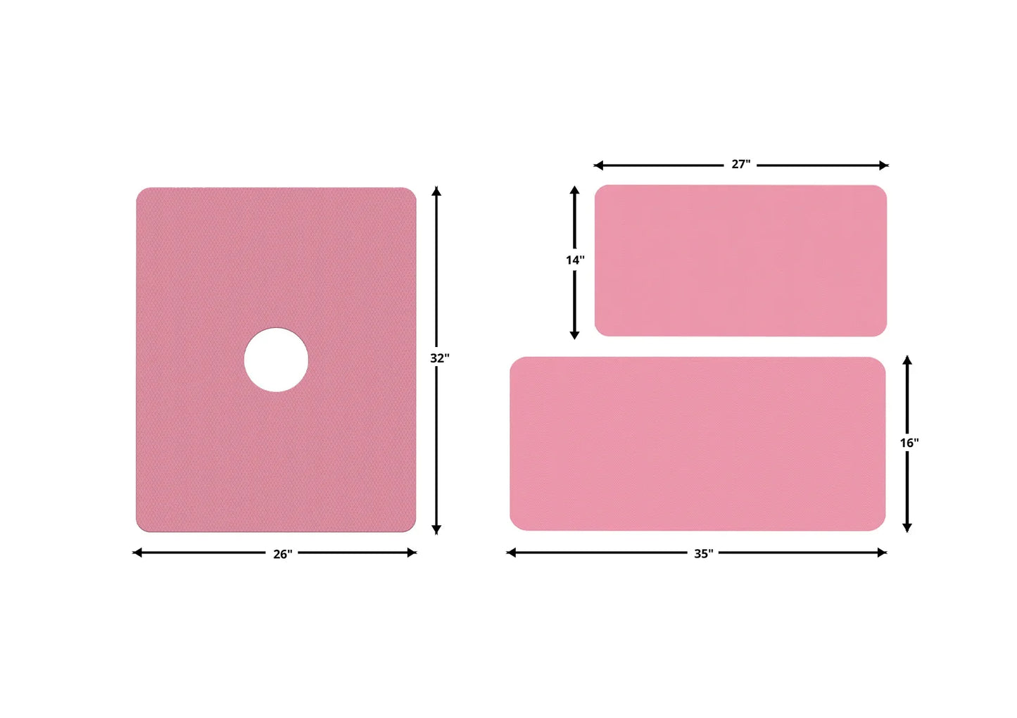 Anti-Slip Traction Mat for Bathtub and Shower Floors