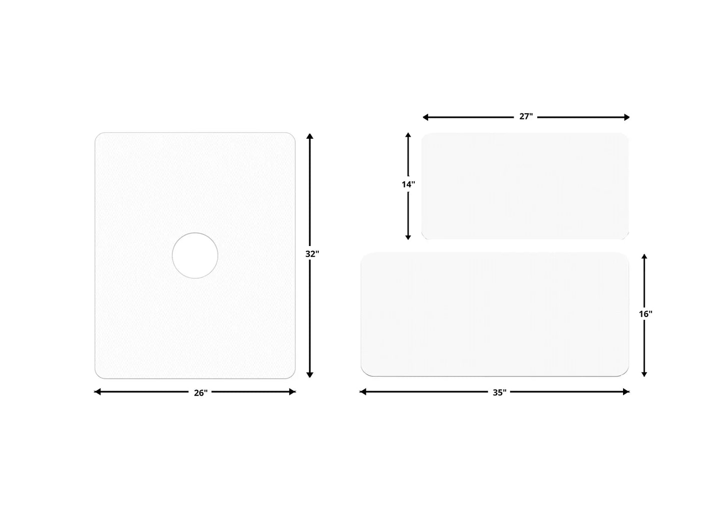 Anti-Slip Traction Mat for Bathtub and Shower Floors