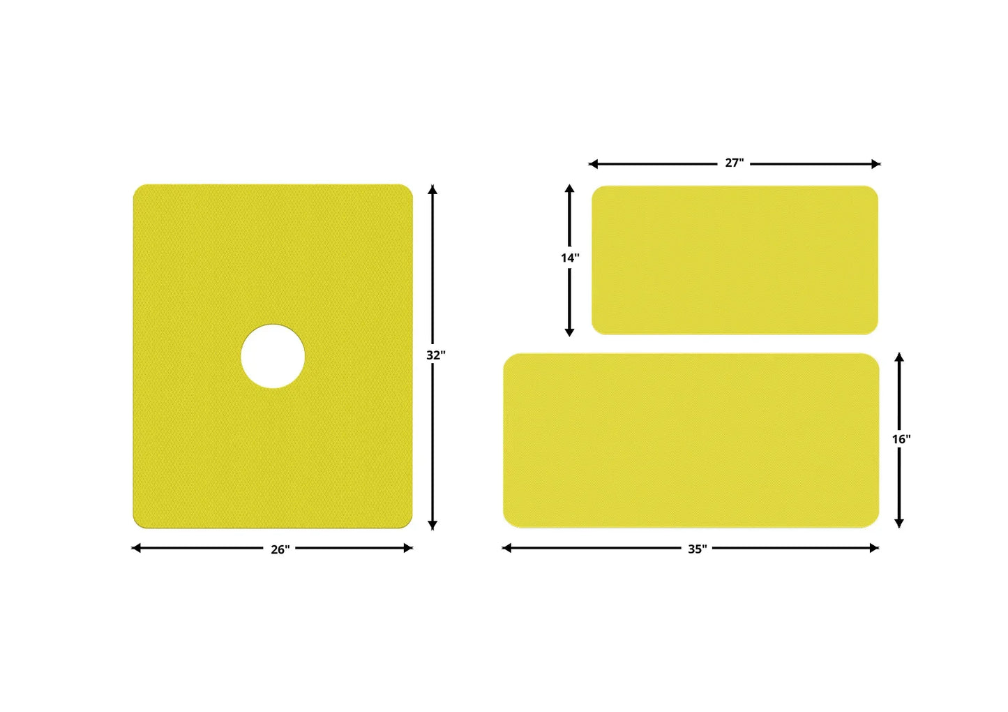 Anti-Slip Traction Mat for Bathtub and Shower Floors